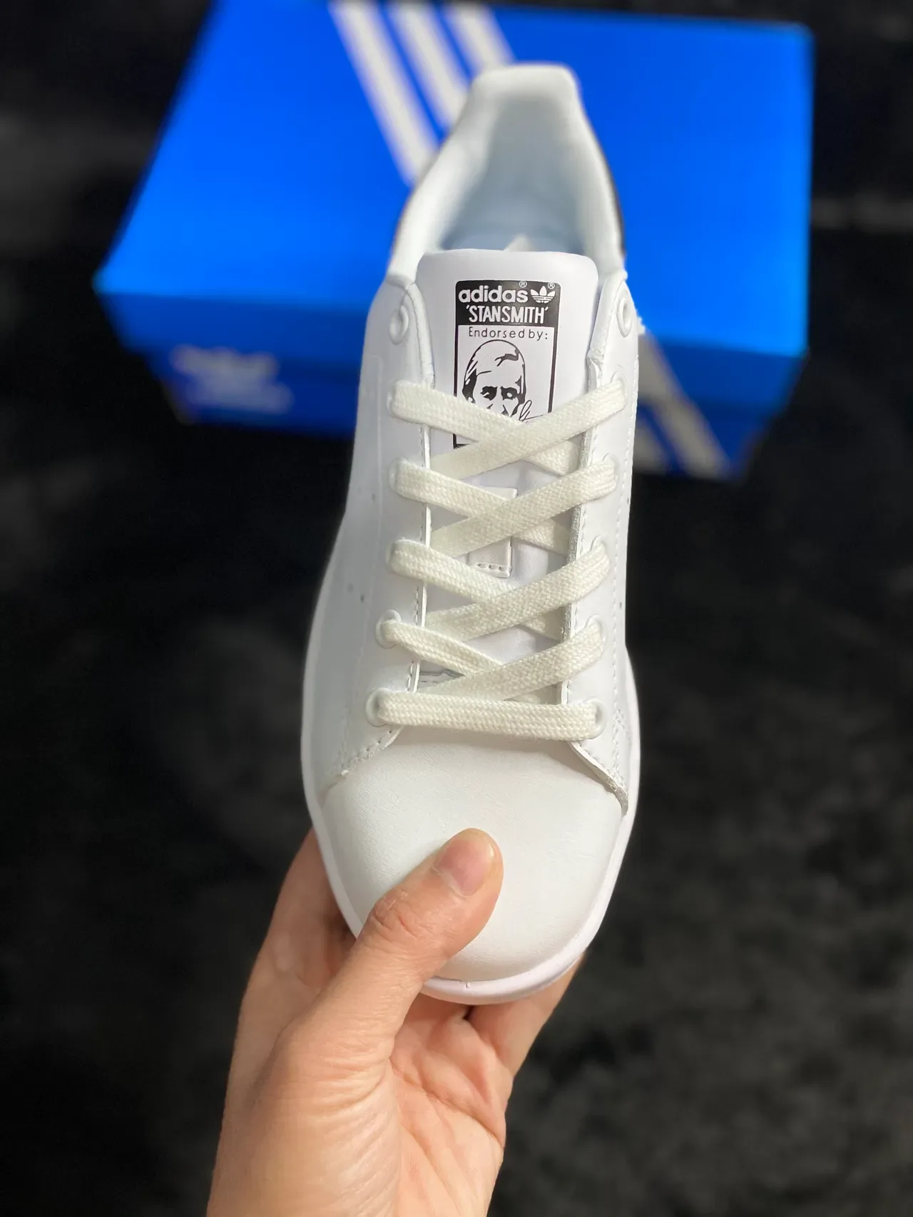 Adidas Stan Smith sneakers lifestyle branco e preto 9
