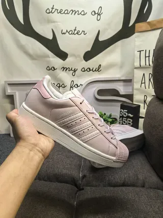 Adidas Superstar Noir et Argent Métallique Sneakers Lifestyle 5