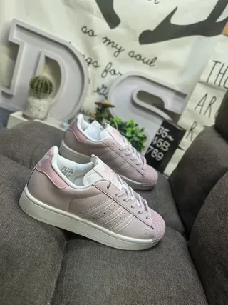 Adidas Superstar Noir et Argent Métallique Sneakers Lifestyle 9