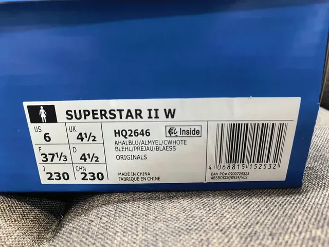 Adidas Superstar Noir et Argent Métallique Sneakers Lifestyle 12