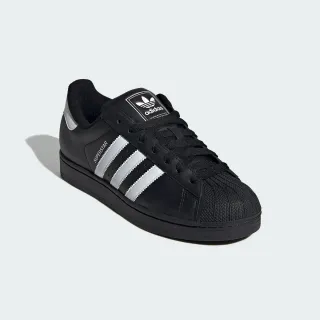 Adidas Superstar أحذية رياضية أسلوب حياة سوداء وفضية