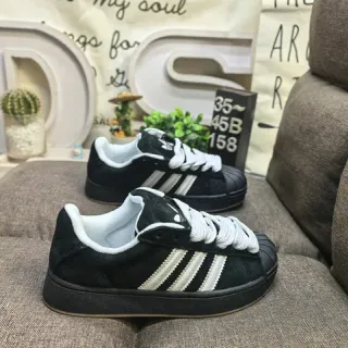 Adidas Superstar أحذية رياضية أنيقة أسود وأبيض