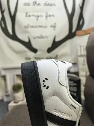 Adidas Superstar أبيض أسود Panda Lifestyle Sneakers 3