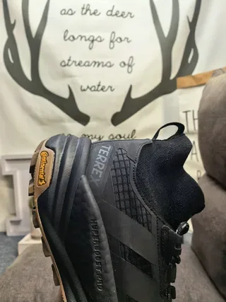 Adidas Terrex काले सॉक-फिट हाई-टॉप ट्रेल रनिंग जूते 3