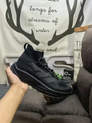 Adidas Terrex काले सॉक-फिट हाई-टॉप ट्रेल रनिंग जूते 5