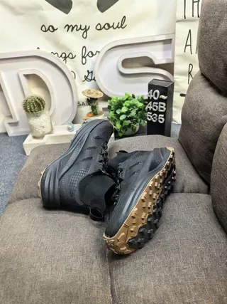 Adidas Terrex काले सॉक-फिट हाई-टॉप ट्रेल रनिंग जूते 6