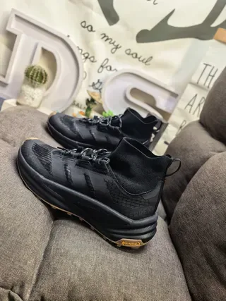 Adidas Terrex काले सॉक-फिट हाई-टॉप ट्रेल रनिंग जूते 7