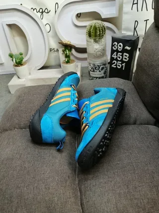 Adidas TERREX DAROGA TWO Blue Gold sneakers lifestyle à bout bas en textile 7