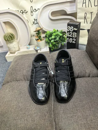 Adidas Tokyo Black Leather Velcro Strap Lifestyle Sneakers 10