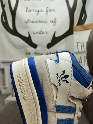 Adidas Sneakers Lifestyle Blanches Vertes Hautes à Col Rembourré 13