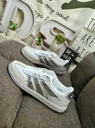 Adidas White Red Low-Top Cupsole Lifestyle Sneakers 17