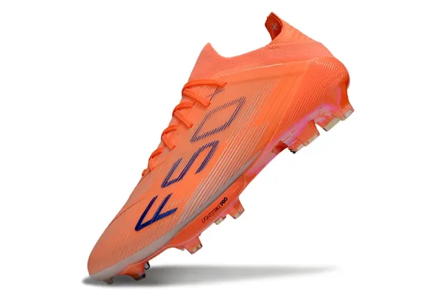Adidas X Speedflow 50 Orange Bleu Chaussures de Football Terre Ferme 3