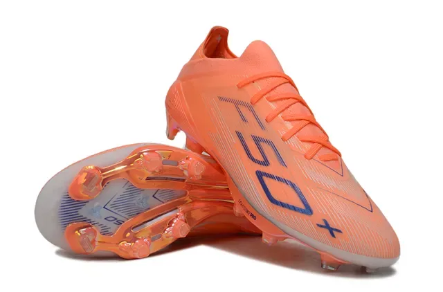 Adidas X Speedflow 50 Orange Bleu Chaussures de Football Terre Ferme 4
