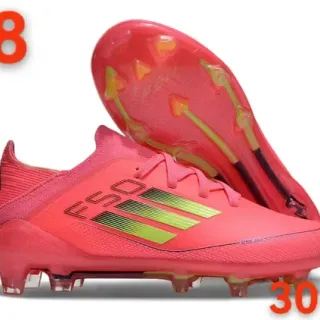 Adidas X Speedflow Pink and Lime Firm-Ground Soccer Shoes