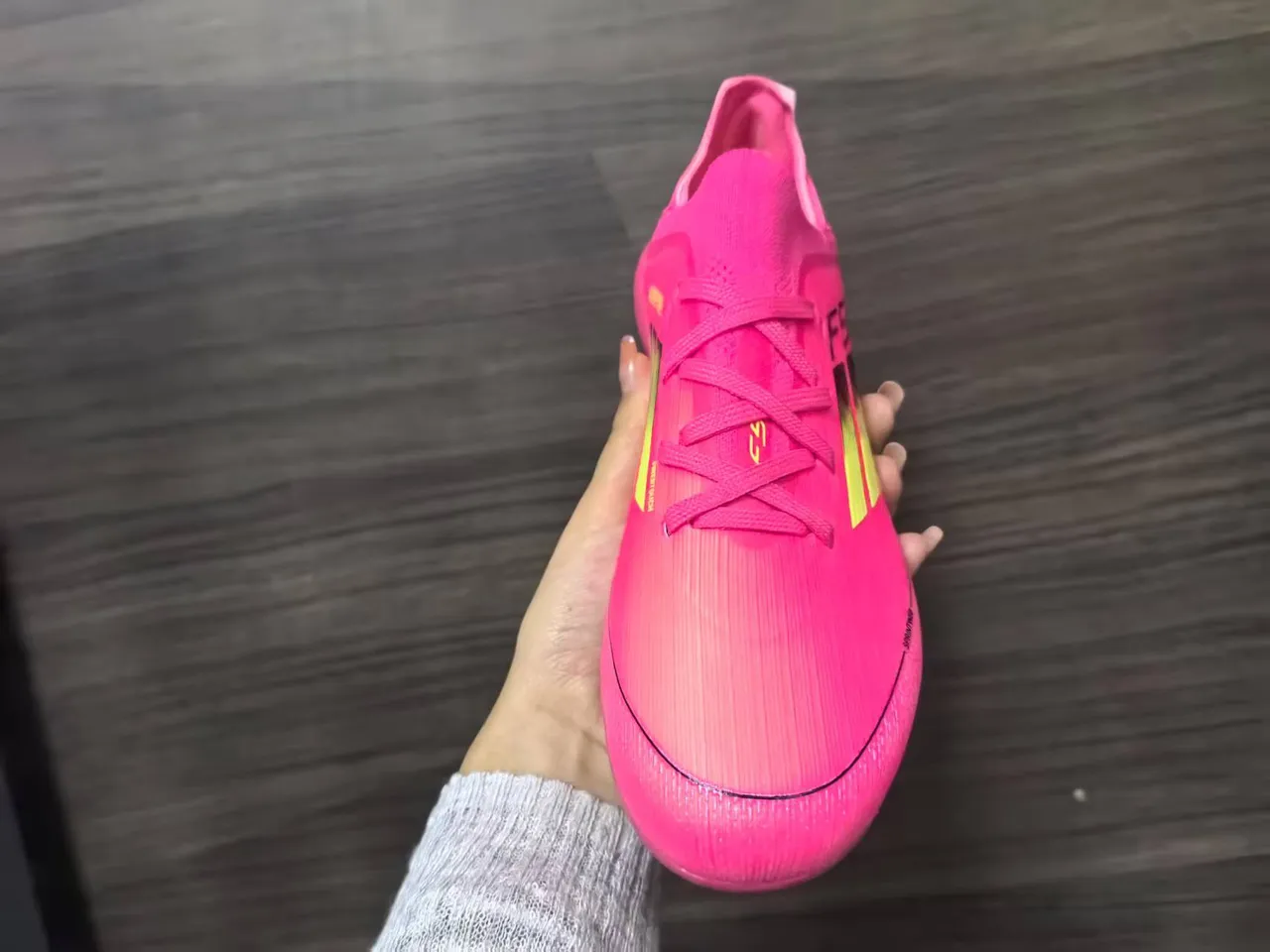 Adidas X Speedflow Rose et Lime Firm-Ground Chaussures de Football 12