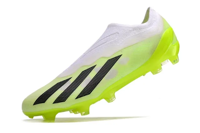 Adidas X Speedportal Vert néon chaussures de football pour terrain ferme 3