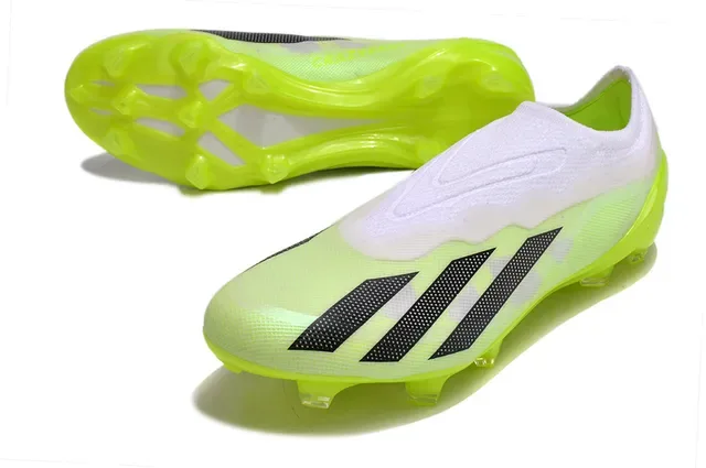 Adidas X Speedportal Vert néon chaussures de football pour terrain ferme 4