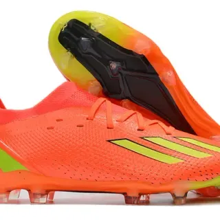 Adidas X Speedportal Orange Lime Green फर्म ग्राउंड फुटबॉल जूते