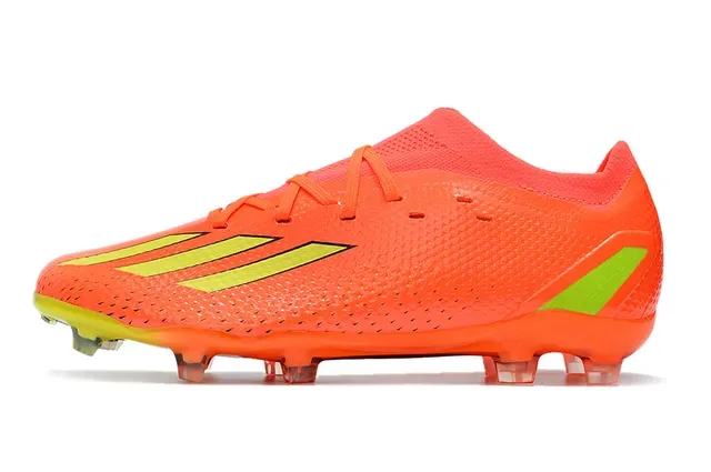 Adidas X Speedportal Orange Lime Green أحذية كرة القدم للأرض الصلبة 5