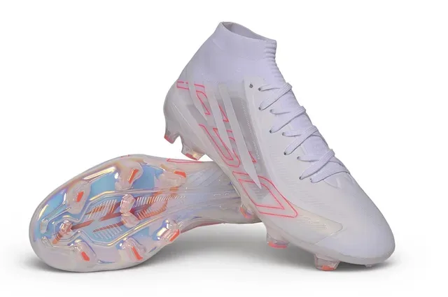 Adidas X Speedportal Transparente Rojo Neón Firm Ground Zapatos de fútbol 4