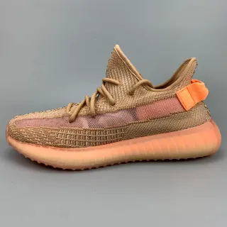 Adidas Yeezy Boost 350 بيج وردي برتقالي حذاء أسلوب حياة