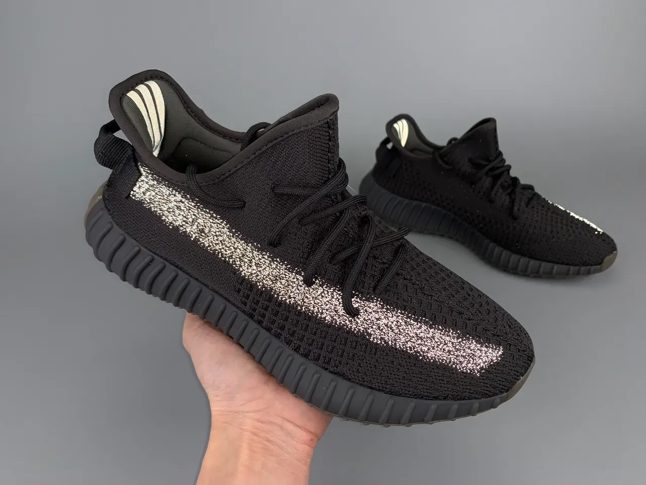 Adidas Yeezy Boost 350 Cinza Carvão Tênis Lifestyle 3