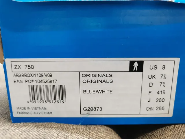 আদিদাস ZX 750 নেভি ব্লু সাদা লাল লাইফস্টাইল স্নিকার 2