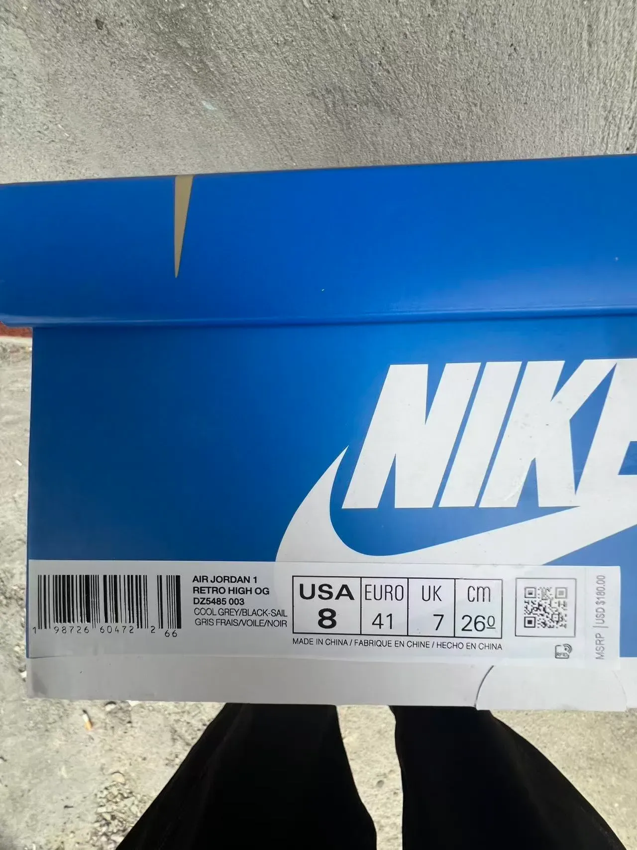 Air Jordan 1 हाई टॉप ग्रे सफेद काला सोने का बास्केटबॉल जूते 10