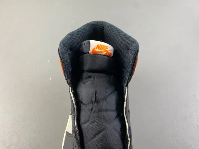 Air Jordan 1 Orange Black Off-White বাস্কেটবল শু 6
