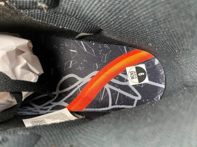 Air Jordan 1 Orange Black Off-White বাস্কেটবল শু 7