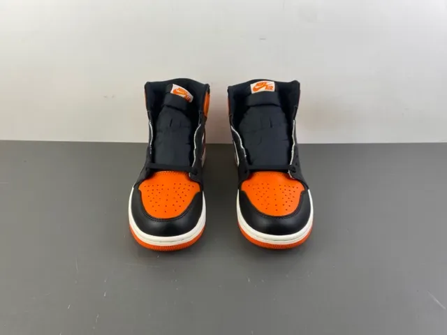 Air Jordan 1 Orange Black Off-White বাস্কেটবল শু 11