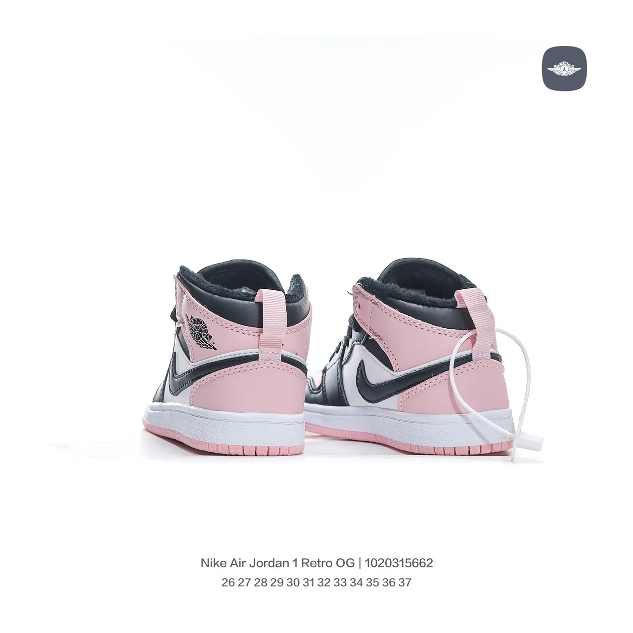 Tênis de basquete infantil Air Jordan 1 Retro OG vermelho branco azul claro preto 24