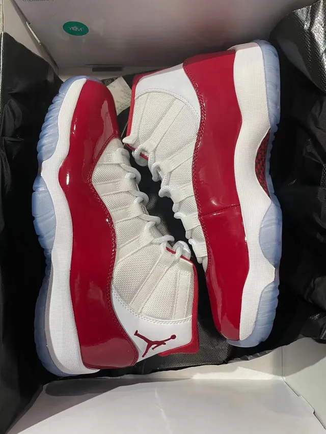 Air Jordan 11 جيم ريد جلد لامع حذاء كرة السلة 6