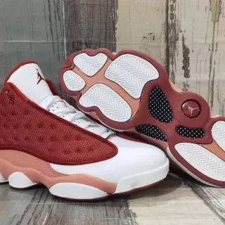 Air Jordan 13 लाल और सफेद बास्केटबॉल जूते