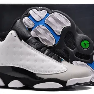 Air Jordan 13 White Black Blue Green 篮球鞋