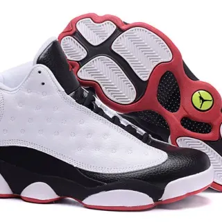 Zapatillas de baloncesto Air Jordan 13 blanco negro rojo