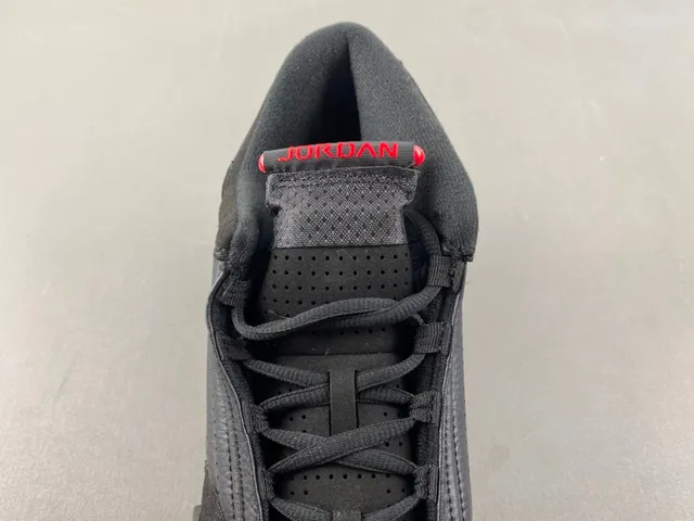 Air Jordan 14 काले लाल बास्केटबॉल जूते 5