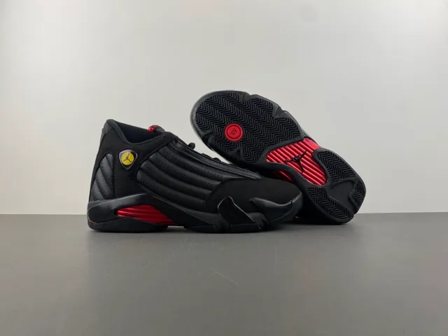 Air Jordan 14 काले लाल बास्केटबॉल जूते 11