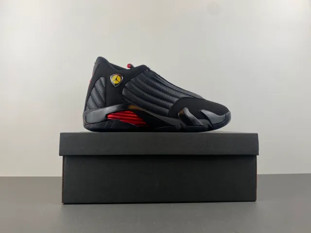 Air Jordan 14 काले लाल बास्केटबॉल जूते 14