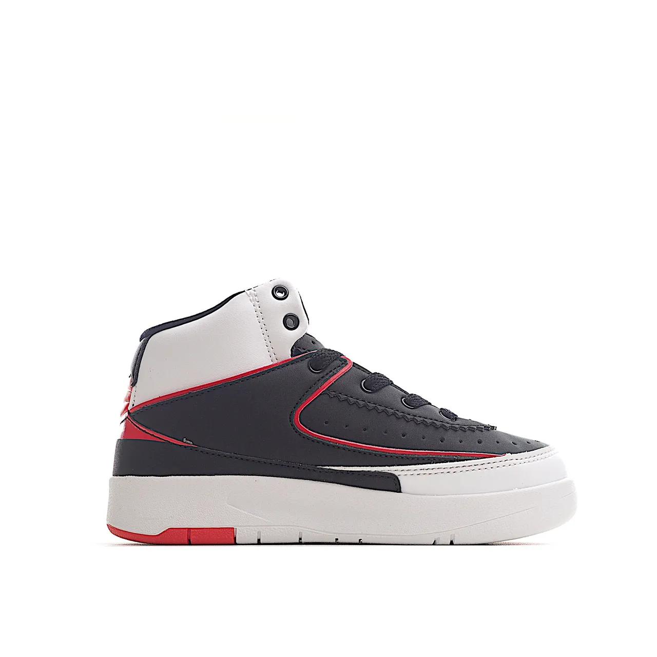 Air Jordan 2 সাদা নেভি লাল বাস্কেটবল জুতো 11