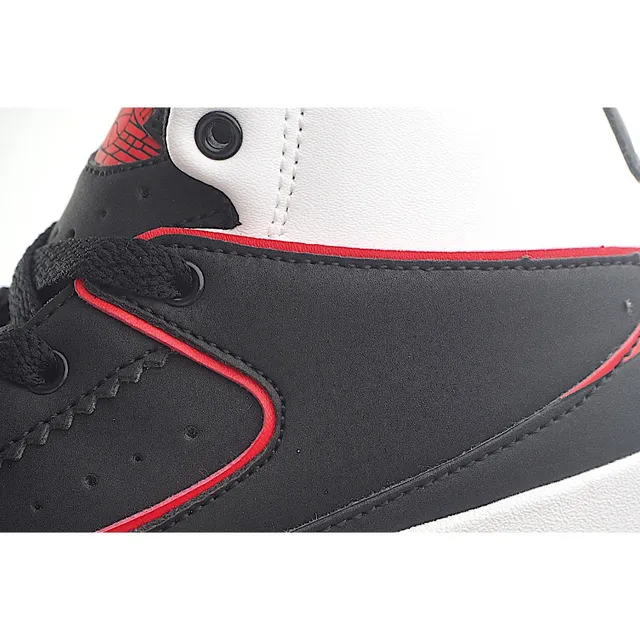 Air Jordan 2 সাদা নেভি লাল বাস্কেটবল জুতো 15