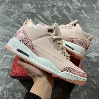 Air Jordan 3 浅粉色象纹篮球鞋