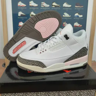 Air Jordan 3 白粉大象纹篮球鞋