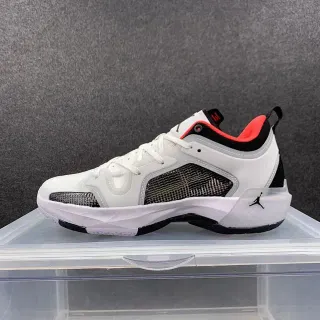 Air Jordan 37 সাদা কালো লাল বাস্কেটবল জুতো