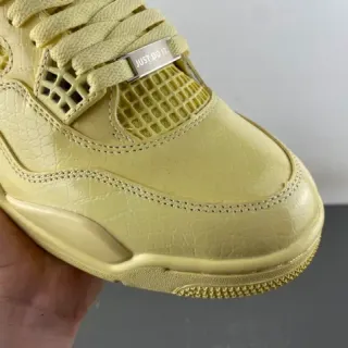 Air Jordan 4 Monochromatic Yellow Basketball Shoes — Air Jordan Basketball Shoes photo from the Yupoo catalog