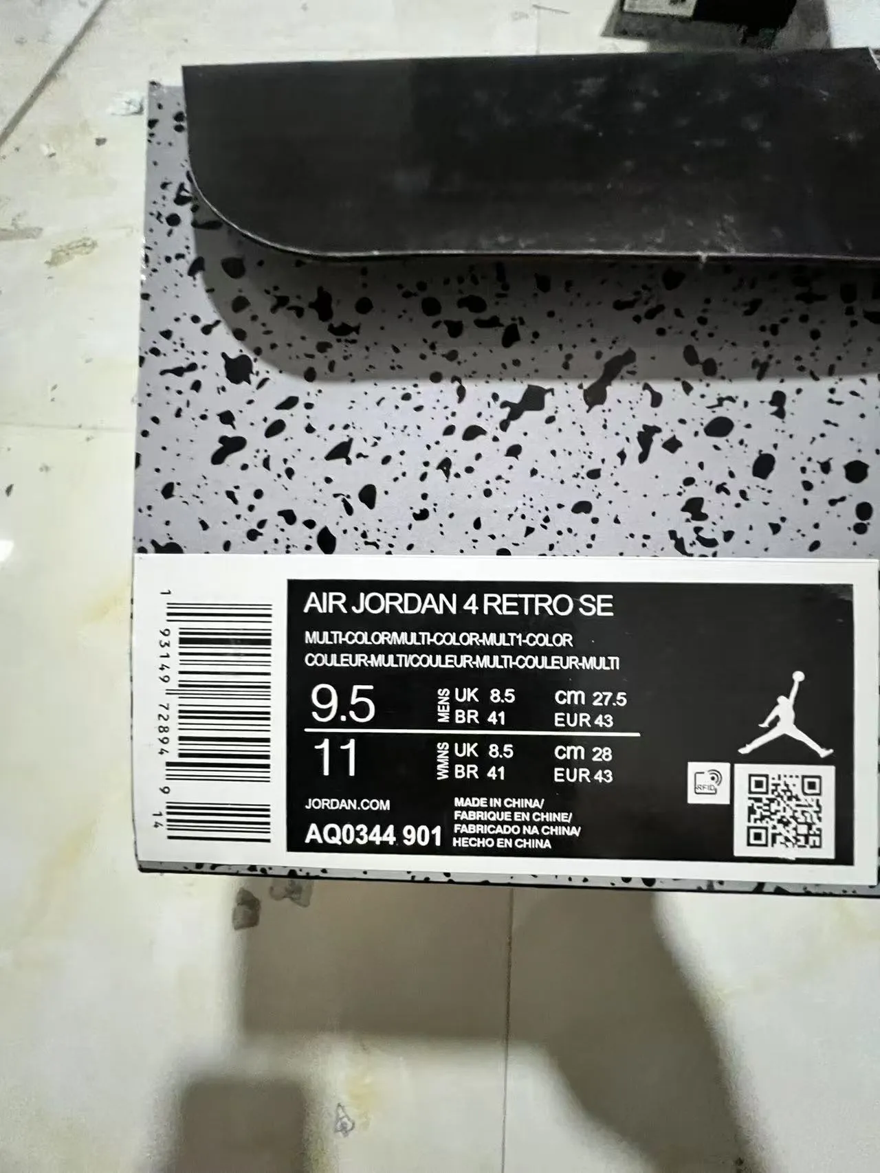 Zapatillas de baloncesto Air Jordan 4 Off-White rojo naranja azul marino 11