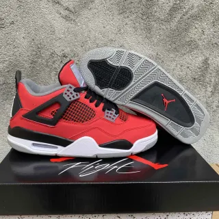 Air Jordan 4 红色黑色白色篮球鞋