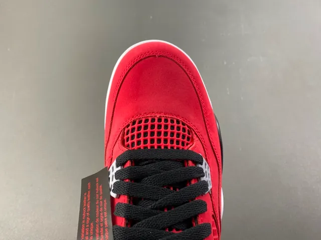 Air Jordan 4 Red Black White Basketball Shoes 5