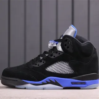 Air Jordan 5 ब्लैक रॉयल ब्लू बास्केटबॉल जूते