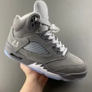 Tênis de basquete Air Jordan 5 cinza